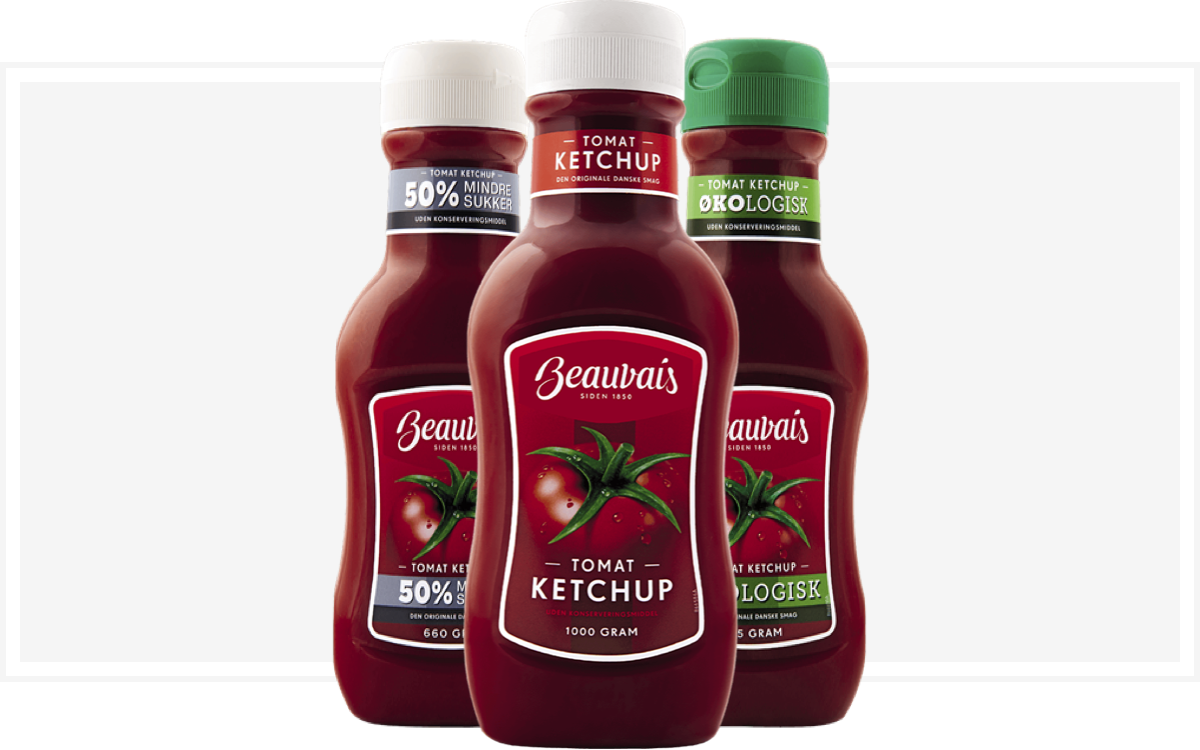 Beauvais produkter ketchup